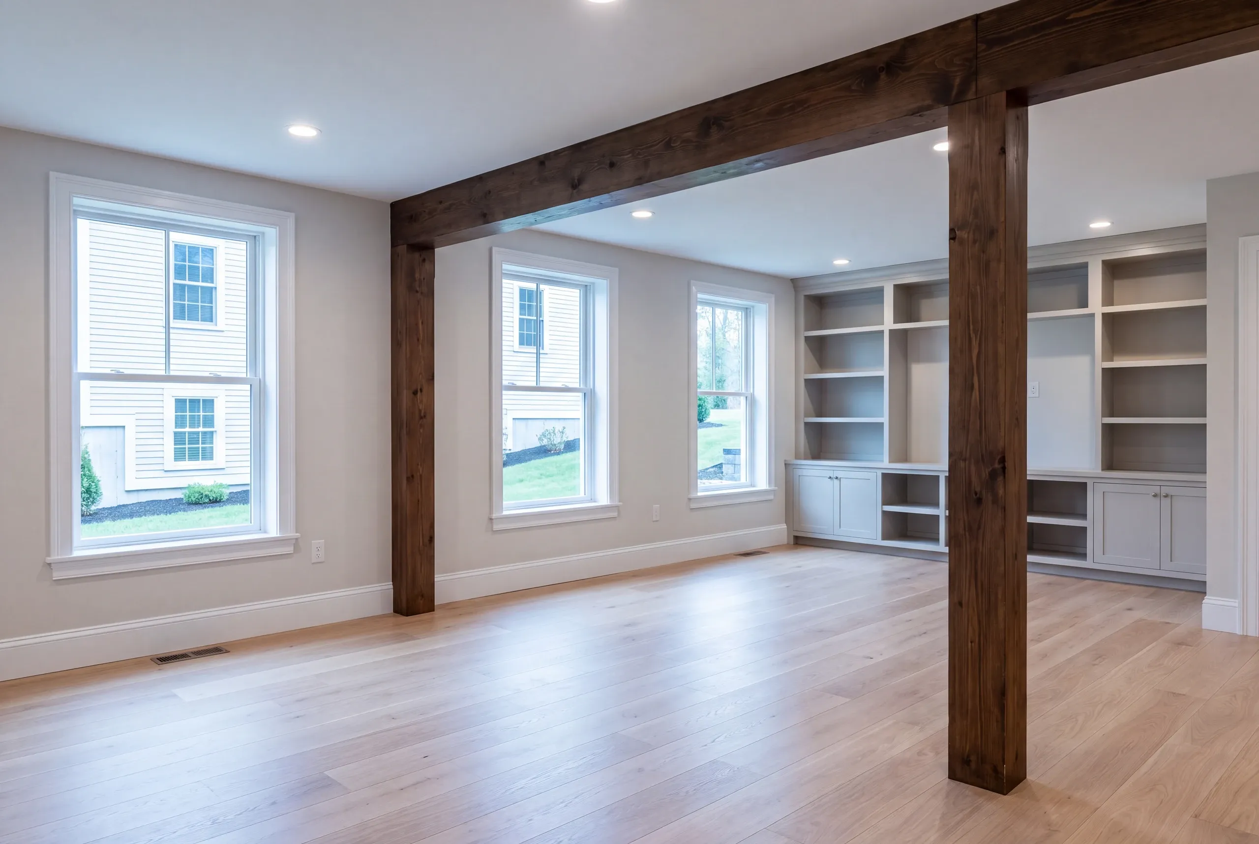 Home remodeling in Augusta, ME turning a walk-out lower level into living space
